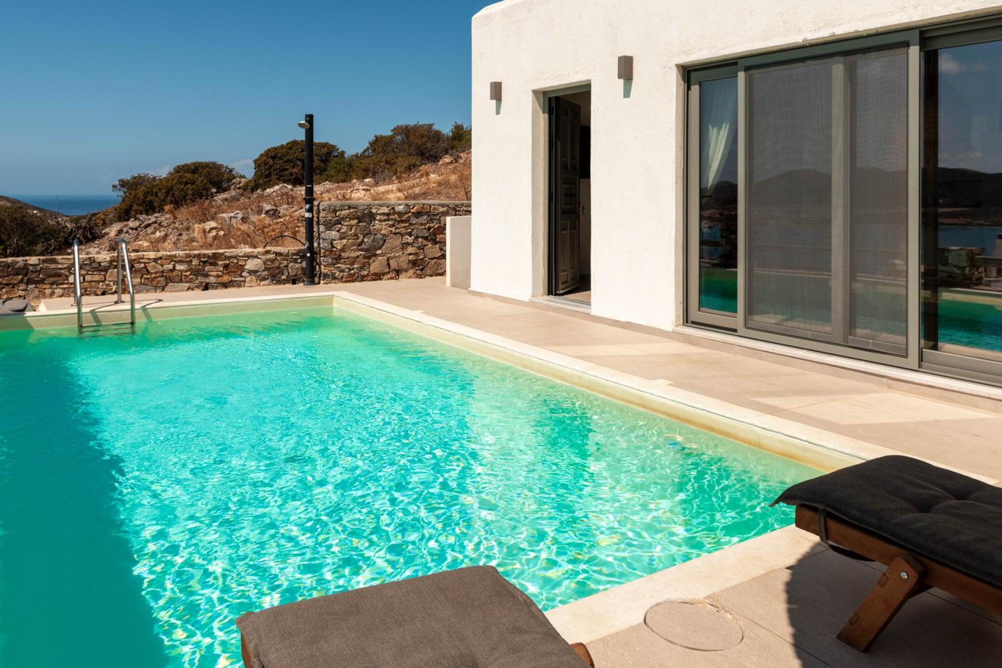 Deja Blue Villa 1 Agios Georgios  Buitenkant foto